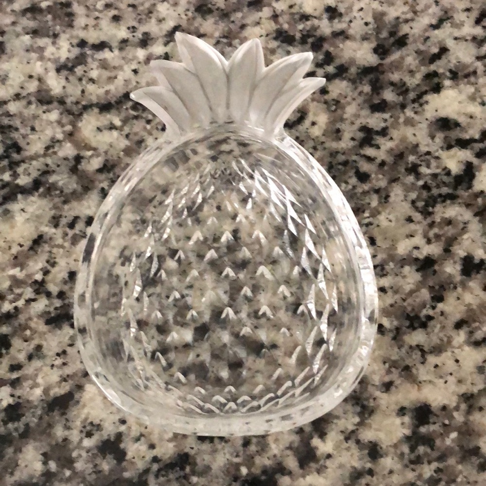Pineapple Glass Decorative Bowl